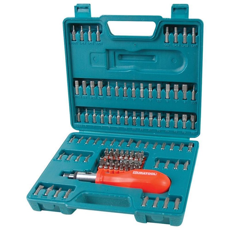 105 Piece Security and Standard Screwdriver Bit Set