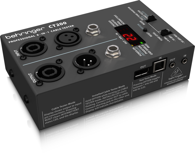 Audio Cable Tester Behringer CT200