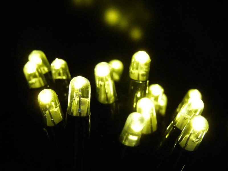Strong Fairy Lights Strings Warrm White With Black Cable 4m Long Joinable