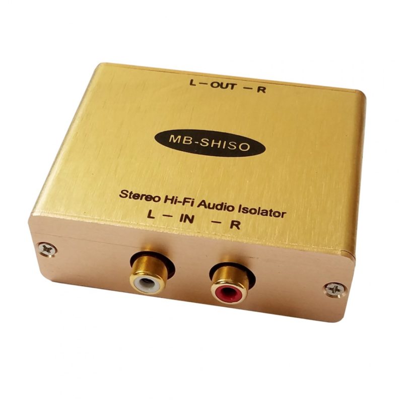 Stereo Hi-Fi Audio Isolation Transformer RCA