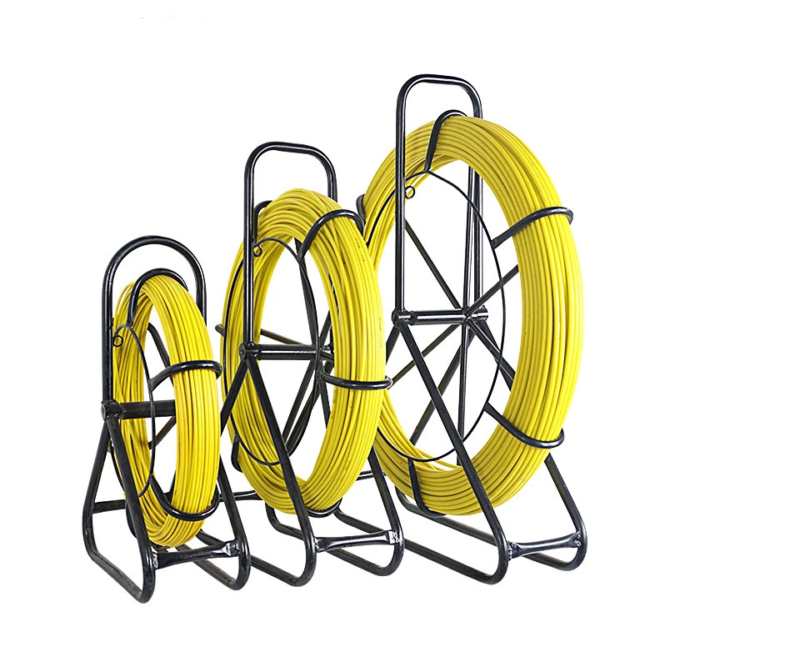 Fibreglass Cable Rod Flexible 6mm x 100m Yellow