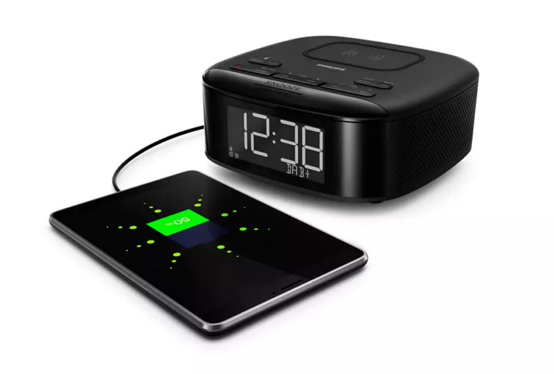 Bluetooth Clock Radio with Qi Charging (TAR7705) by Philips - Image 2