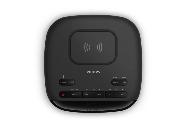 Bluetooth Clock Radio with Qi Charging (TAR7705) by Philips - Image 6