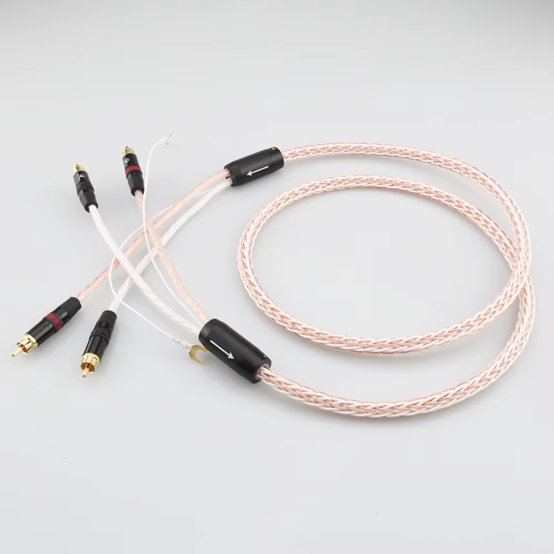 2m Premium OCC Phono Dual RCA with Grounding Wire (Non Shielded ) - Image 2