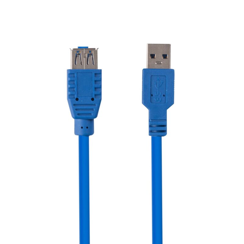 1m USB 3.0 USB-A Male to Female Extension Cable. Colour Blue - Image 2